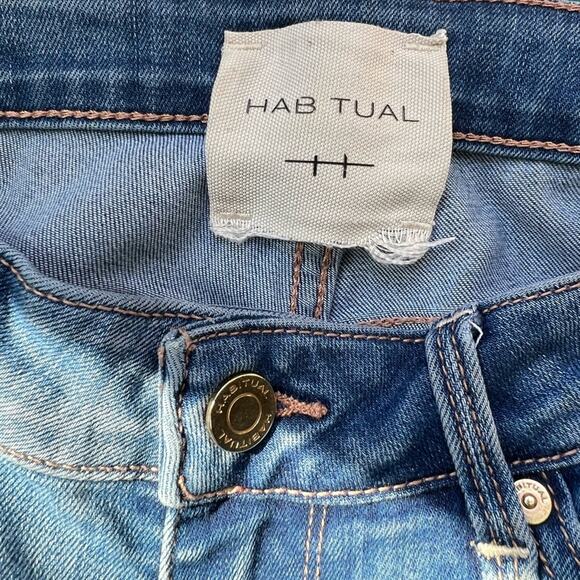 Habitual marina distressed medium wash vented jeans - Picture 8 of 8